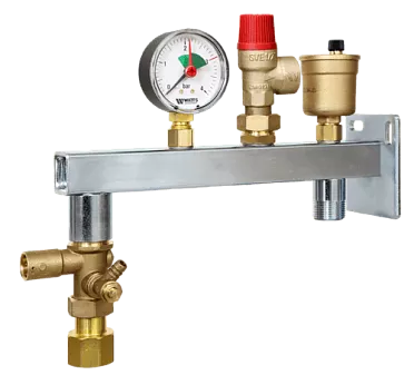 Группа безопасности 3/4&quot;, PN3, Watts GAG KAV, сталь оцинкованная до 50 кВт.