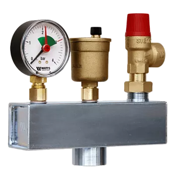 Группа безопасности 1&quot;, PN3, Watts KSG 30E, сталь оцинкованная до 50 кВт.